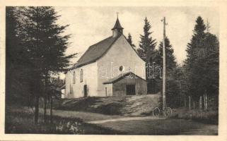 Szomolnok, Schmölnitz, Smolnik; Marien Kapelle / Mária kápolna, kerékpár / chapel, bicycle