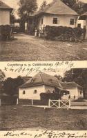 1918 Csontfalu, Csontfalva, Csencic, Cencice (Csütörtökhely); kúria, kastély / villa, castle