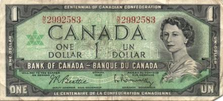 Kanada 1954. 2$ + 1967. 1$ T:III