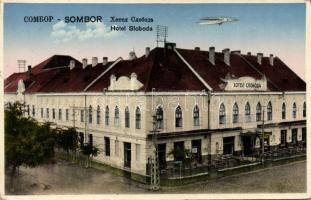 Zombor Hotel and airplane