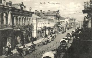 1915 Lutsk, Luck;, Hauptstrasse / main street + Hadtáp Postahivatal 172.