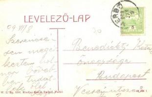 1909 Verbó, Vrbové; Rinok / Piac tér, árusok, Kabát Rudolf, Polonyi Károly üzlete. W. L. Bp. 5730. K...