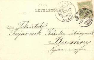 1903 Nagyszombat, Tyrnau, Trnava; Katonakórház és városi polgári fiú iskola. Kiadja Horovitz Adolf /...