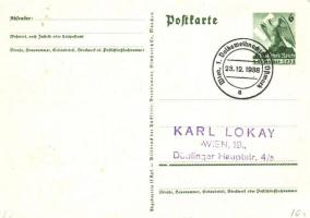 Wir danken unserm Führer / NSDAP German Nazi Party propaganda, Adolf Hitler, Konrad Henlein, map of ...