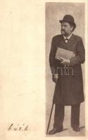 1907 Réthy László, költőként Lőwy Árpád néven ismert. A trágár költő / Hungarian ethnographer, numismatist. Known as Lőwy Árpád as an obscene poet