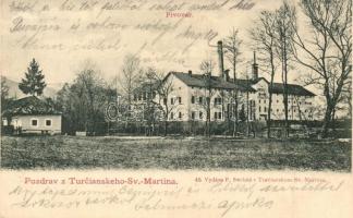 1917 Turócszentmárton, Turciansky Svaty Martin; Pivovar / Sörgyár, sörfőzde. Kiadja Sochán P. 45. / brewery (EK)