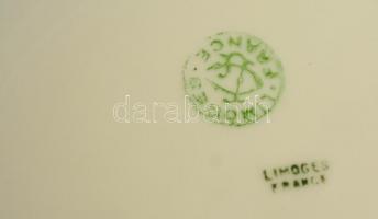 11 db Limoges francia porcelán tányér. matricás, jelzett, hibátlan d: 22 cm