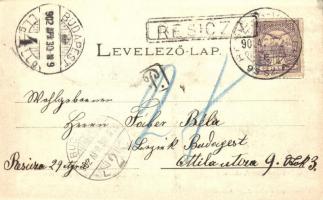 1902 Resica, Resita; Fő tér, Weiss üzlete. Weiss Adolf kiadása / Hauptplatz / main square, shops