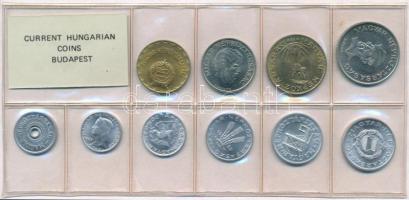 1983. 2f-20Ft (10xklf) érmés forgalmi sor fóliatokban T:1 Adamo FO16