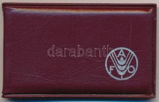 1983. 20f Al + 5Ft Ni + 10Ft Ni "FAO" sor, eredeti tokban tanúsítvánnyal T:BU 
Adamo EM69...