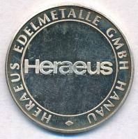 Németország DN "Hanau Városháza" jelzett Ag emlékérem dísztokban (6,57g/0.986/26mm) T:1- (...