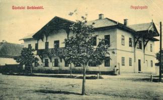 Bethlen, Beclean; Nagyfogadó, étterem és szálloda. W. L. 1903. / restaurant and hotel (EB)