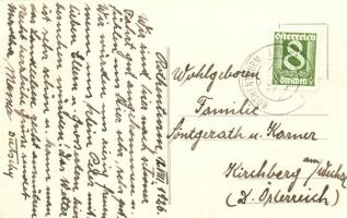 1926 Vasvörösvár, Rotenturm an der Pinka; Gróf Erdődy Gyula kastélya, utcaképek, Vendéglő, Feuer-Lös...