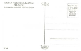 1940 Sepsiszentgyörgy, Sfantu Gheorghe; bevonulás katonákkal / entry of the Hungarian troops