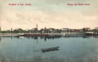 Brod, Bosanski Brod; general view, boat. W. L. Bp. 9992. (EK)