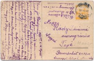 Budapest. Graf Zeppelin léghajós leporellolap (kis szakadás / small tear)