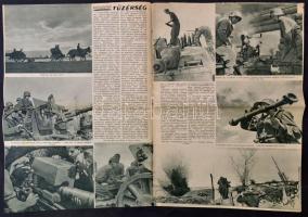 1944 A Képes Vasárnap 2 db száma, háborús képekkel