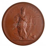 Orosz Birodalom ~1785. "II. Katalin / Méltó" Br emlékérem. Szign.: T. Ivanov  (63,64g/53mm...