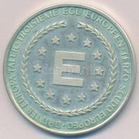 DN "Alcide de Gasperi / ECU" jelzett Ag emlékérem (26g/0.925/40mm) T:1- patina
ND "A...