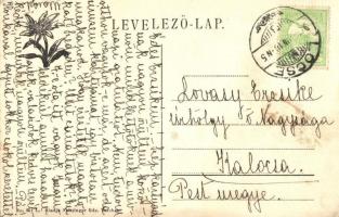 Lőcse, Levoca; Városház árkádokkal, piac árusokkal. Feitzinger Ede No. 951. / town hall with arcades...