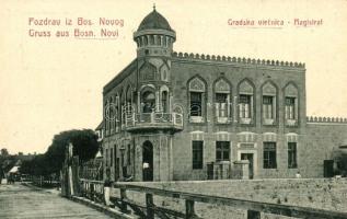Novi Grad, Bosanski Novi; Gradska viecnica / Magistrat / town hall. W. L. Bp. 1669. (vágott / cut)