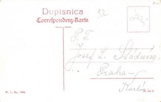 Novi Grad, Bosanski Novi; Gradska viecnica / Magistrat / town hall. W. L. Bp. 1669. (vágott / cut)