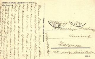 Ránkfüred, Ránkherlány, Herlein, Herlany (Kassa, Kosice); Villa Makovica (EK)