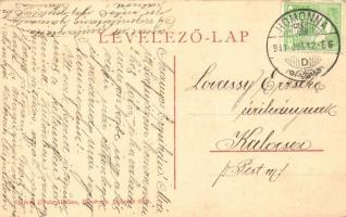 1911 Őrmező, Strázske; Gróf Széchenyi László kastélya. Hossza Gyula kiadása / castle (EK)