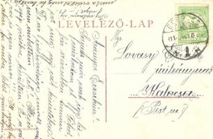 1911 Eperjes, Presov; Kir. katolikus főgimnázium. Divald Károly fia / grammar school