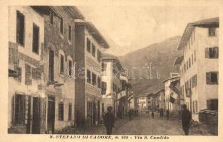 Santo Stefano di Cadore, Via S. Candido / street view, shops (Rb)
