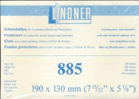 Víztiszta bankjegytok 190x130mm (100db/cs), használatlan!