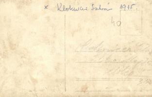 1915 Osztrák-magyar katonák légvédelmi gépfegyverrel / WWI Austro-Hungarian K.u.K. military, soldier...