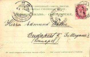 1901 Tartu, Dorpat; Grosser Markt / square (tiny tear)