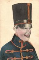 Offizier B.K.W.I. 809-6 / Austro-Hungarian K.u.K military officer, art postcard, unsigned Rudolf Tropper. B. K. W. I. 806. (EK)