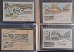 KÖRMEND - Gyűjtői képeslapanyag kb. 900 db lappal. Kb. 550 db 1945 előtti lap. Két albumban igazán é...