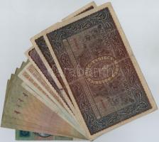 15db-os vegyes magyar és külföldi bankjegy tétel T:III,III-