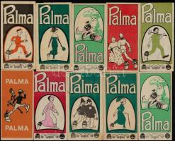 10 db különböző Palma számolócédula