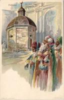 Budapest Gül Baba sírja Litho