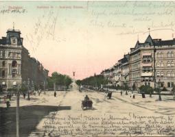 Budapest Andrássy út panorámalap