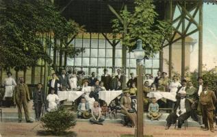 Zalánkemén, Szalánkemén, Bade Slankamen; étterem kerthelyiség / restaurant garden (EK)