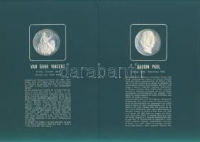 Olaszország "Impresszionista festők" Ag emlékérem-sorozat, 25,1g/db (össz. 225,9g), díszki...