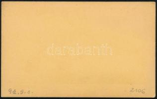 cca 1900 Balatonfüred, Esterházy vendéglő, fotó Lengyel S. műterméből, 6,5×10,5 cm