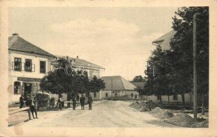 Turdossin, Turdosin, Tvrdosín; Utcarészlet, A. Polacik üzlete / street, shop (EK)