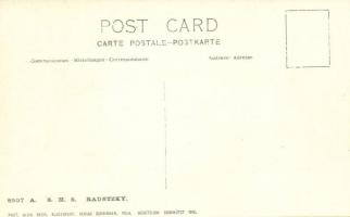 SMS Radetzky az Osztrák-Magyar Haditengerészet Radetzky-osztályú pre-dreadnought csatahajója / K.u.K...