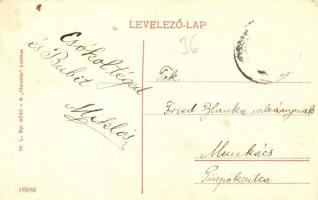 Beregszász, Berehove; Állami polgári leány iskola. W. L. Bp. 6043. Haladás nyomda kiadása / girls sc...