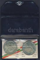 1981. 100Ft + 5L magyar-bolgár közös kiadás "Bulgária 1300 éves" T:PP Eredeti tokban, tanúsítvánnyal!