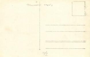 Első világháborús osztrák-magyar géppuskás egység csoportképe / WWI K.u.k. military, machine gun uni...