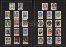 cca 1960 79 db szovjet gyufacímke kartonlapokon