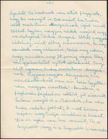 1940-1944 Egy munkaszolgálatos férfi hazaküldött levelei. 63 db többoldalas levél, melyek sorain meg...