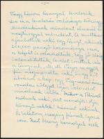 1940-1944 Egy munkaszolgálatos férfi hazaküldött levelei. 63 db többoldalas levél, melyek sorain meg...